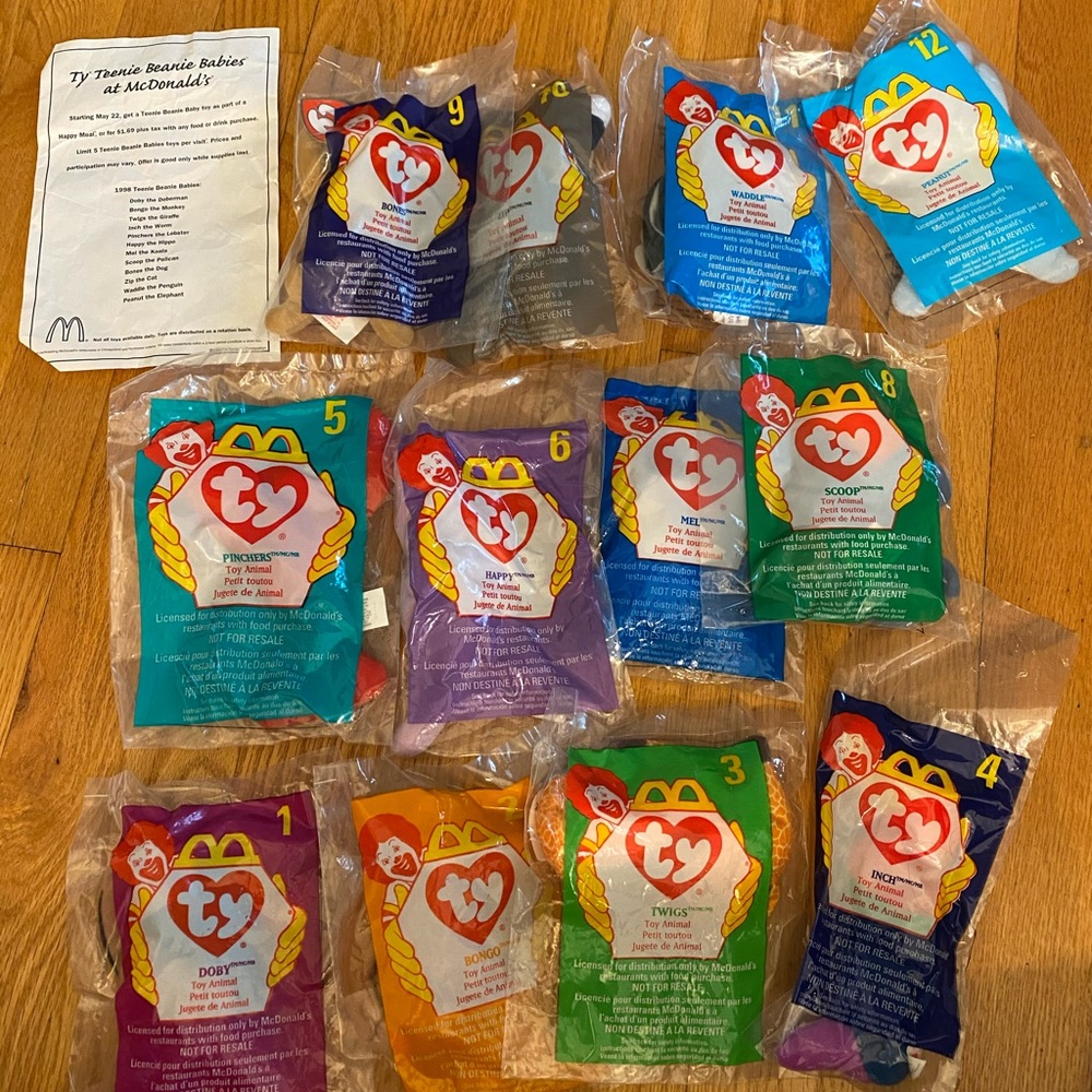 Ty Beanie Babies McDonald's Collection - Multicolor